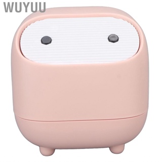 Wuyuu Mini Trash Can Cute Makeup Desktop Waste  Small Office Countertop