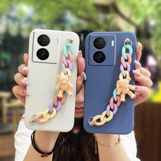 Anti-fall soft shell Phone Case For VIVO IQOO Z7X Simplicity Skin feel silicone Back Cover Lens package Camera all inclusive