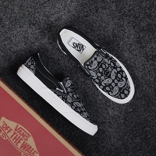 รองเท้าผ้าใบ พิมพ์ลาย The vans peace paisley สไตล์คลาสสิก สําหรับผู้ชาย และผู้หญิง -018