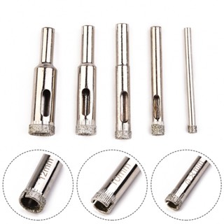 ⚡NEW 8⚡Drill Bits 5pcs/set Diamond Tipped Drill Drill Bit Set Glass Hole Saw Granite