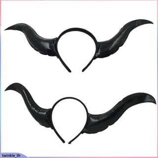 ที่คาดผมฮาโลวีน Devil Headband Hair Hoop ที่คาดผม Devil Head Plays A Prop Performance Set (twinkle.th)