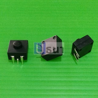 สวิทช์ ไฟฉาย ปุ่มกด Flashlight Switch ON-ON-OFF DIP 3 ขา 12x12x9mm #223YD (1 ตัว)