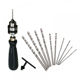 ⚡NEW 8⚡Hand Drill Drilling Tools Small Drill 0.6-6mm Aluminum Alloy Drill Bit