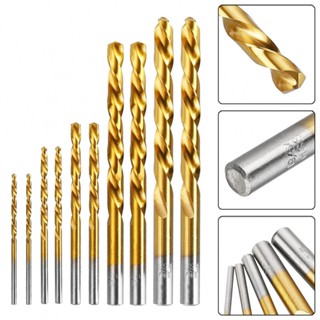 ⚡NEW 8⚡Left Hand Drill Bits 3.2-8.7mm Drilling Gold High‑speed Steel Left Hand