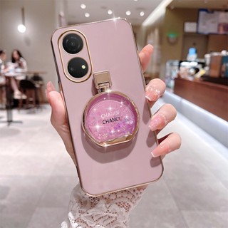 เคสโทรศัพท์มือถือนิ่ม ป้องกันเลนส์กล้อง พร้อมแหวนขาตั้ง หรูหรา สําหรับ OPPO A58 4G A78 4G A17 A17K A78 5G A58 5G A58X