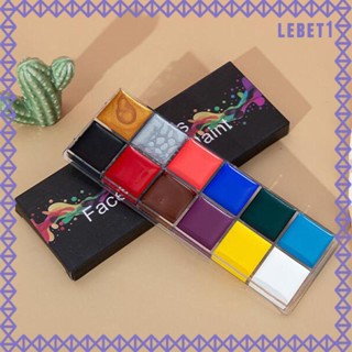 [Lebet] พาเลทสีเพ้นท์ร่างกาย เครื่องแต่งกาย สําหรับปาร์ตี้ฮาโลวีน ชุดแฟนซี คริสต์มาส