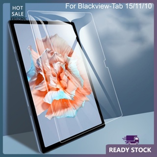 Rga ฟิล์มกระจกนิรภัยกันรอยหน้าจอแท็บเล็ต 9H มุมขวา สําหรับ Blackview-Tab 15 11 10 1 ชุด