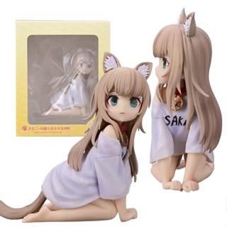 โมเดลฟิกเกอร์ PVC รูปการ์ตูนอนิเมะ My Cat Is A Lovely Girl ขนาด 12 ซม. ของเล่นสะสม สําหรับเด็ก