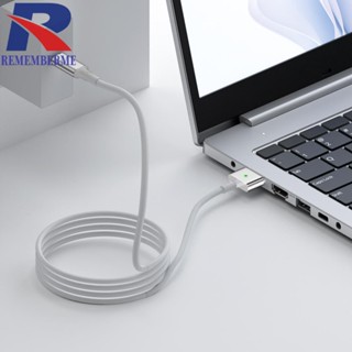 [rememberme.th] สายชาร์จแม่เหล็ก Type-C ตัวผู้ 1/2 PD100W USB C สําหรับ MacBook Air Pro