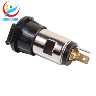 [qunjiajia.th] ซ็อกเก็ตปลั๊กไฟ 12V 10A สําหรับรถยนต์ รถแทรกเตอร์ เรือ รถจักรยานยนต์