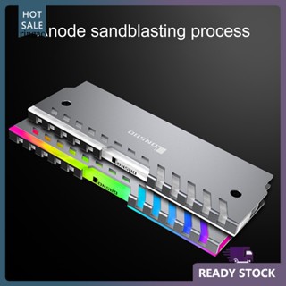 Rga ฮีทซิงค์ระบายความร้อน LED สําหรับหน่วยความจํา PC Ram RGB 2 ชิ้น