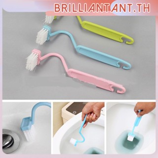 Creative V-Shaped แปรงห้องน้ำโค้งด้ามยาวแปรงทำความสะอาดแปรงขนนุ่มมัลติฟังก์ชั่นเครื่องมือทำความสะอาดลึกช่องเข้ามุม Gap Clearner bri