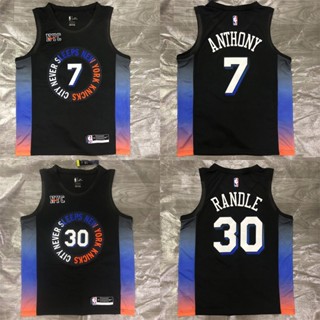 เสื้อกีฬาบาสเก็ตบอล ลายทีม Randall Anthony NBA 21 Season Knicks