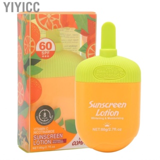 Yiyicc Sunscreen  Facial 80g/2.8oz Refreshing Breathable for Make Up Girl Outdoor Woman