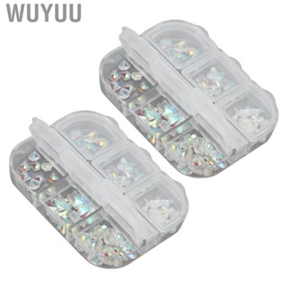 Wuyuu Nail Art Decorations  Nail Art Decoration Supply Storage Box Resin for Home Use