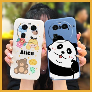 soft shell Lens bump protection Phone Case For OPPO Find X6 Skin feel silicone Solid color phone case Anti-fall Cartoon