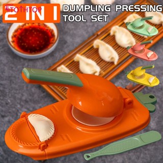 2 In1 Dumpling Skin Mould Dough Pressing Tool Set Dumpling Maker Mould Manual Press Dumpling Skin Mold New Kitchen Tools [TOP]