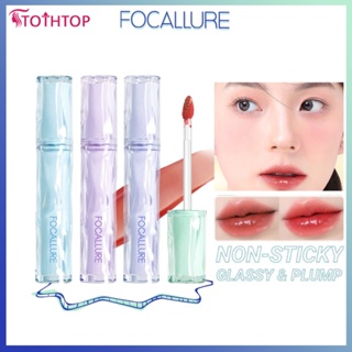 Focallure Pro-juicy Jelly Watery ลิปกลอสเนื้อมันวาวสไตล์เกาหลี Long Wear Bare Lip Sensation บางเบา ให้ความชุ่มชื้น [TOP]