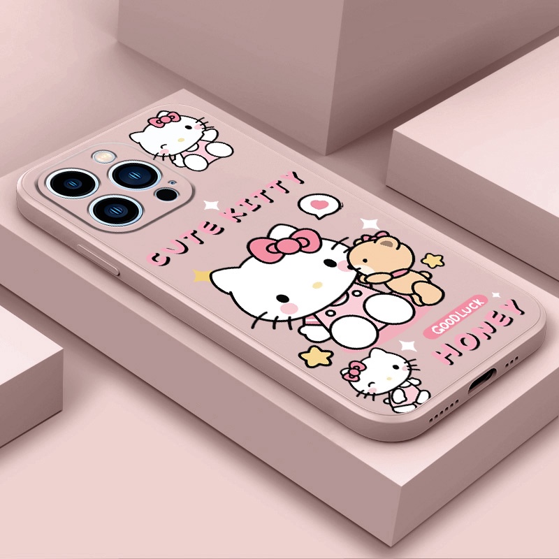 เคส Huawei Mate 20X Mate 10 pro Mate 30 pro 20 X P10 Plus Nova 11 pro Nova 3E MF043A เคสโทรศัพท์มือถือ ซิลิโคนนิ่ม กันกระแทก ลายเฮลโลคิตตี้ สําหรับ
