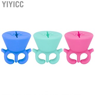 Yiyicc Wearable Nail Polish Holder  Nail Polish Holder Ring Soft Prevent Tipping Comfortable Wear for Nail Salon