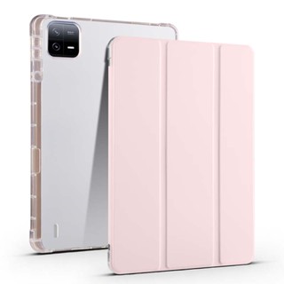 เคสโทรศัพท์มือถือ ซิลิโคนนิ่ม ใส กันกระแทก พร้อมช่องใส่ปากกา สําหรับ Xiaomi Pad 6 2023 11 นิ้ว 6Pro 11 นิ้ว Mipad6