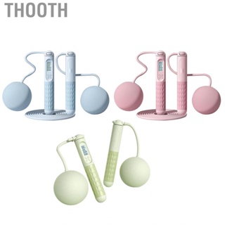 Thooth Cordless Jumping Rope  Weighted Jump Safe Operation for Indoor Fitness Exercise Women