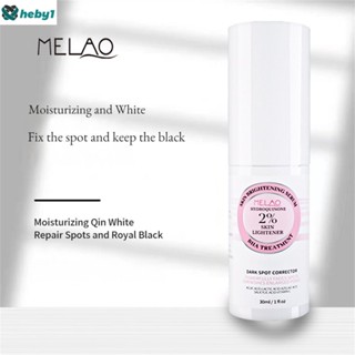 Melao Brightening White Solution ปรับสีผิวให้กระจ่างใส ให้ความชุ่มชื้นและให้ความชุ่มชื้น ไวท์เทนนิ่งและซอฟท์เทนนิ่ง เฟเชียล ไบร์ทเทนนิ่ง เอสเซนส์ heby1