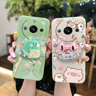 Glitter Liquid silicone shell Phone Case For OPPO Realme11 Pro/11 Pro+ Simplicity phone case Anti-fall ins Rotatable stand