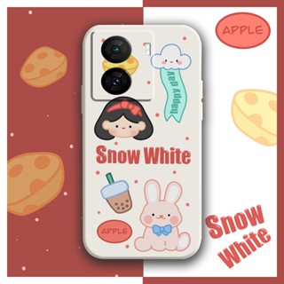 Cartoon cute Phone Case For VIVO IQOO Z7X Skin-friendly feel Lens bump protection Camera all inclusive Solid color