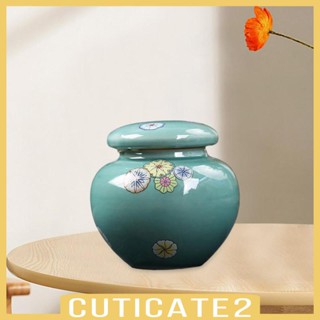 [Cuticate2] โหลเซรามิค ใส่ขิง ดอกไม้ แบบดั้งเดิม สําหรับตกแต่งห้องนอน ออฟฟิศ