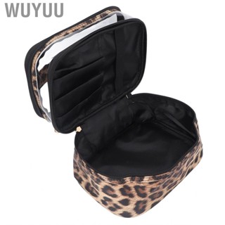 Wuyuu Double Layer Cosmetic Bag Easy Zipper Design Multifunctional