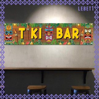 [Lebet] แบนเนอร์ Tiki สําหรับตกแต่งสวน ออฟฟิศ ห้องครัว