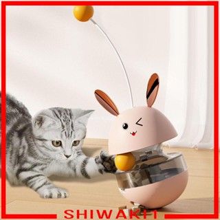 [Shiwaki1] ของเล่นแก้วน้ํา ใส่อาหาร แบบโต้ตอบ เพื่อการเรียนรู้ สําหรับสัตว์เลี้ยง สุนัข แมว