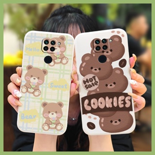 Cartoon phone case Phone Case For Redmi Note9/Redmi 10X 4G Skin-friendly feel Liquid silicone shell Back Cover Anti-fall