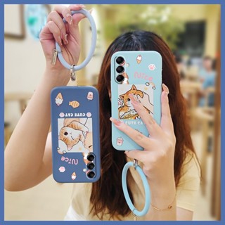    cute ring Phone Case For Samsung Galaxy M14 5G/SM-M146B Cartoon Skin-friendly feel Anti-fall bracelet