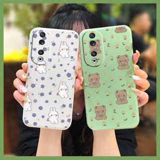 protective case Liquid silicone shell Phone Case For Honor90 Camera all inclusive soft shell Cartoon Skin feel silicone