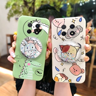 protective case Anti-fall Phone Case For Huawei Enjoy 60X The New Cartoon quicksand ins Skin feel silicone Skin-friendly feel