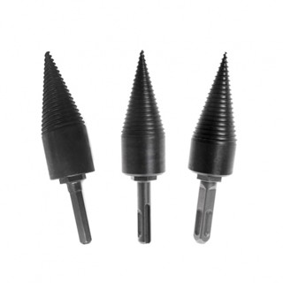 ⚡NEW 8⚡Chop Wood Drill Bit Wood Drill Bit 32mm Drill Bit Cone Log Splitters Black