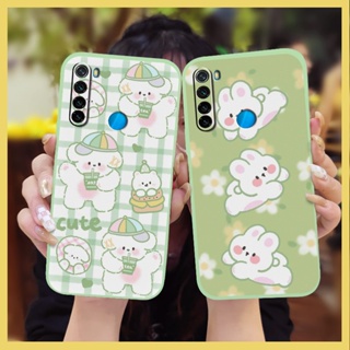 soft shell Back Cover Phone Case For Redmi Note8/Note8 2021 Cartoon Camera all inclusive Lens bump protection cute