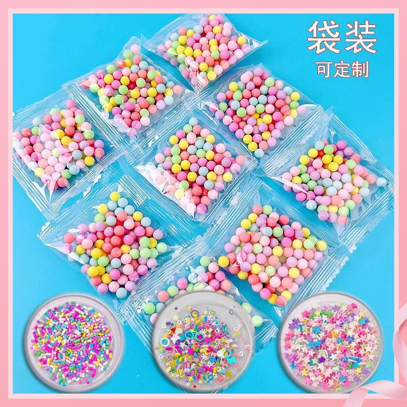 กระเป๋า Macaron สีลูกปัดลูกอมเม็ดผลไม้รักหัวใจนุ่มเครื่องปั้นดินเผา diy ครีมกาววัสดุ Guka กิ๊บเครื่องประดับ