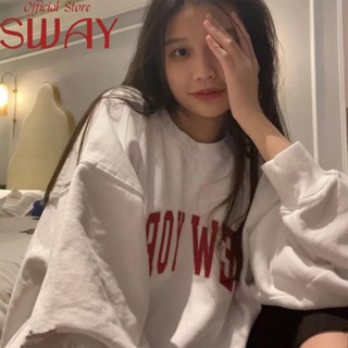 SWAY เสื้อผ้าผู้ญิง แขนยาว เสื้อฮู้ด คลุมหญิง สไตล์เกาหลี แฟชั่น A98J2GB 33Z230818