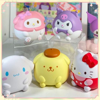 Sanrio Kuromi Cinnamoroll คลายความเครียดช้า Squishy Kawaii การบีบอัดอะนิเมะการ์ตูนเด็กมือหยิกของเล่นของขวัญการรักษา 【แดด】