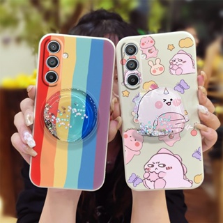 cute Anti-fall Phone Case For Samsung Galaxy A54 5G/SM-A546V/U/B Glitter protective case Liquid silicone shell Cartoon