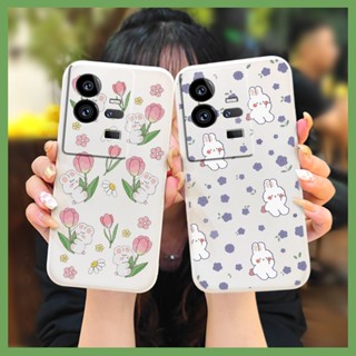 Skin feel silicone phone case Phone Case For VIVO IQOO11 Pro/V2254A cute Back Cover Simplicity Cartoon Lens package Anti-fall