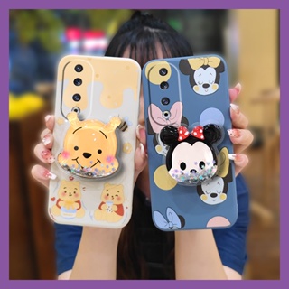 Skin-friendly feel Anti-fall Phone Case For Huawei Honor90 Pro Simplicity Glitter Liquid silicone shell phone case