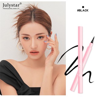 JULYSTAR อายไลเนอร์ ไม่บาน กันน้ำ กันเหงื่อ แต่งหน้าหญิงผิวขาว