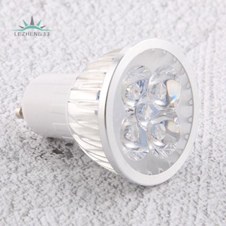 หลอดไฟ 4 LED GU10 4W สีขาวเย็น 85-265V