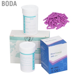 Boda Blood Glucose Test Strips  Siphon Sugar Lancets Easy Inhale for Home Use