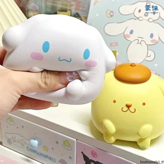 SANRIO ของเล่นบีบสกุชชี่ รูปการ์ตูนอนิเมะ Kawaii Kuromi Cinnamoroll ช่วยบรรเทาความเครียด สําหรับเด็ก