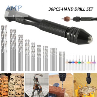 ⚡NEW 8⚡Hand Drill Bits Set Aluminum Alloy Jewelry Making Manual Keyless Chuck